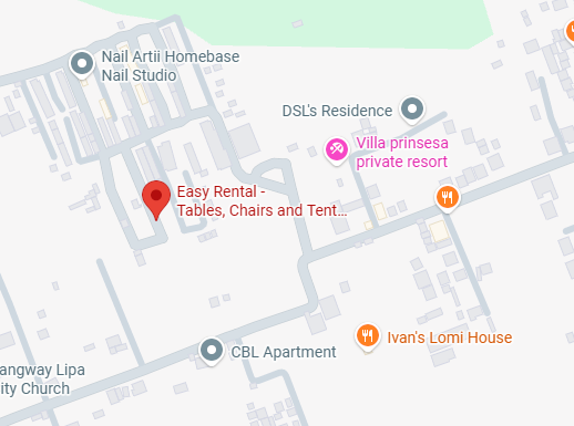 Easy Rental location on Google Maps — Lipa City, Batangas